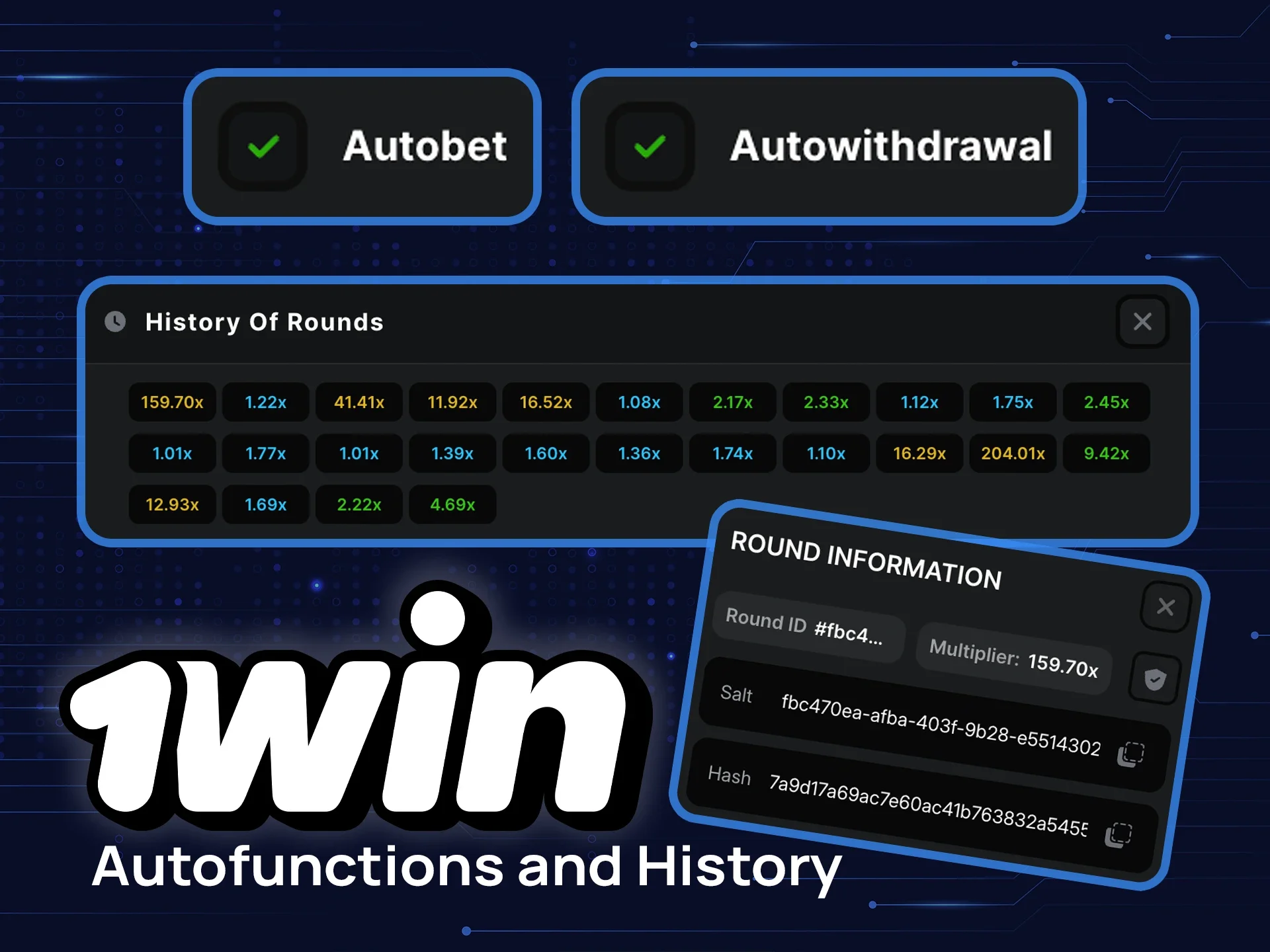Use the auto-play feature and follow the history of the Astronaut game on 1win.