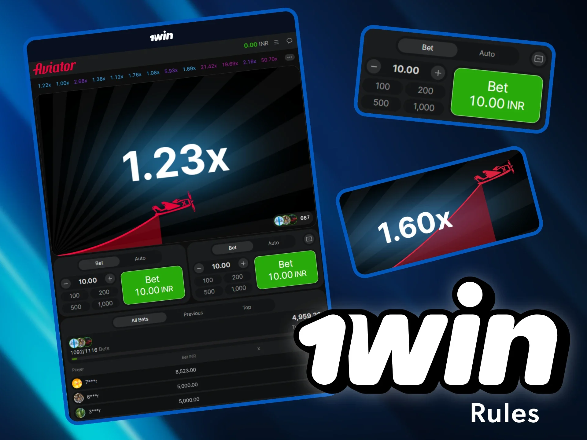 Read the rules to know how to play Aviator on money.