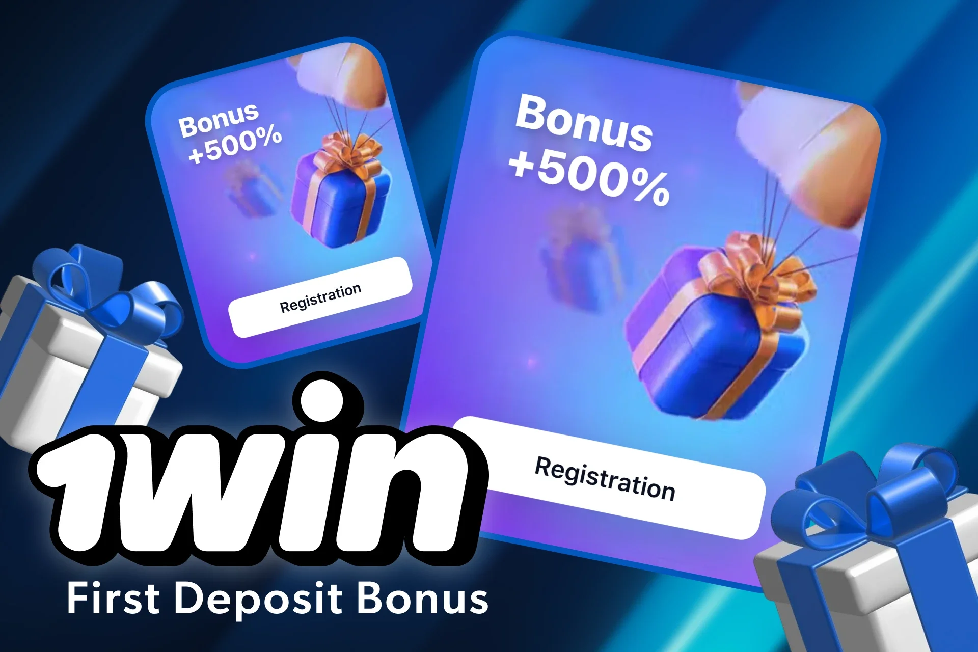 Every new 1win bettor receive a 500% bonus on his first deposit.